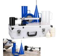 Kit di analisi del fango in 3 pezzi con viscosimetro, densimetro e tester | Attrezzatura portatile per l'analisi dei fanghi, combina la misurazione di densità, viscosità e contenuto di sabbia