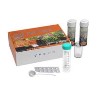 Kit di analisi del suolo - Strisce nutritive 4 in 1 per azoto, fosforo e potassio, tester di ottimizzazione della crescita del giardino | Misuratore di analisi della qualità professionale della salute
