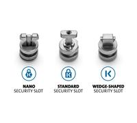 Kit di ancoraggi di sicurezza ClickSafe per slot universali Kensington