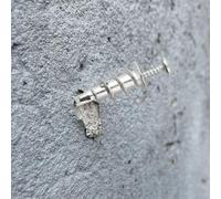 Kit di ancoraggi e viti autofilettanti in zinco, 100 pezzi, resistenti tasselli da parete cavi per appendere fino a 22,7 kg, kit di riparazione per scaffali, specchi, immagini e decorazioni