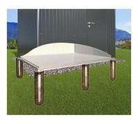 Kit di ancoraggio SmartBase Plus Biohort Highline H4 Panorama P4 AvantGarde A7 Alluminio
