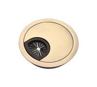 Kit di anelli da scrivania, Copriforo passacavo da scrivania, in lega di zinco, multicolore, in diverse misure, confezione 2(Green Bronze,53mm)