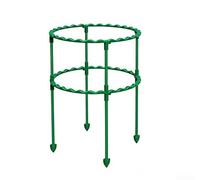 Kit di anelli di supporto per piante interconnessi con aste di estensione per arrampicata interna ed esterna per l'addestramento di fiori e viti (25 cm-B)