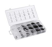 Kit di Anelli Elastici da 300Pcs 2-32mm Kit di Anelli Elastici E-clip con Anello Elastico Esterno Anello Elastico E-clip Snap Kit Anello Esterno Assortimento Set