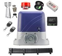 Kit di apertura del cancello, Heavy Duty 260. 0LBS. Apritazione automatica for cancelli scorrevole elettrico for porta da 1300 kg con porta in nylon 4M Telecomando WiFi opzionale(Kit 7)