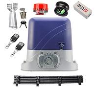 Kit di apertura del cancello, Heavy Duty 260. 0LBS. Apritazione automatica for cancelli scorrevole elettrico for porta da 1300 kg con porta in nylon 4M Telecomando WiFi opzionale(Kit 3)