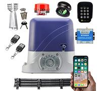 Kit di apertura del cancello, Heavy Duty 260. 0LBS. Apritazione automatica for cancelli scorrevole elettrico for porta da 1300 kg con porta in nylon 4M Telecomando WiFi opzionale(Kit 6)