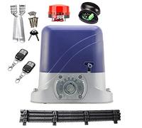 Kit di apertura del cancello, Heavy Duty 260. 0LBS. Apritazione automatica for cancelli scorrevole elettrico for porta da 1300 kg con porta in nylon 4M Telecomando WiFi opzionale(Kit 2)