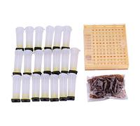 Kit di Apicoltura per Allevamento Api Queen Strumenti in Plastica Scatola con Coperchi per Tazze di Cellula Attrezzature Forniture per Apicoltori Professionali Completo