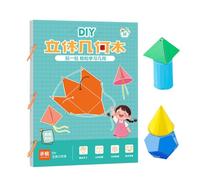 Kit di apprendimento geometrico, gioco interattivo con corde da tirare | Include modelli con cordino, design resistente, pratica geometrica giocosa, maneggevolezza sicura e divertimento versatile