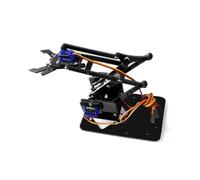 Kit di Apprendimento per Componenti DIY per Braccio Robotico, Kit per La Creazione di Oggetti In Acrilico, Braccio Meccanico A un Solo Artiglio con