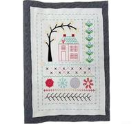 Kit di apprendimento per ricamo a mano con guida passo passo e 86 strumenti essenziali per progetti di cucito fai da te, design compatto e leggero