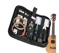 Kit di archiviazione per chitarra | Comprehensive Setup Accessories For Guitar Ukulele Bass Banjo | Iron Tools For String Change Leveling Cleaning