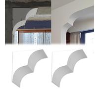 Kit di arco per porta, kit di arco per porta, arrotondato, per fai da te, angoli rotondi prefabbricati per dipingere, telaio della porta da parete con arco in schiuma leggera(35 x 35 x 37 cm/13,8 x