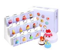 Kit di argilla modellante - Argilla creativa, stucco modellante | Set di argilla da scultura morbida leggera per bambini, progetti di animali carini e a tema alimentare, argilla espansa multicolore