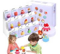 Kit Di Argilla Per Bambini Creativi - Temi Di Dessert Per Animali Domestici, Schiuma Di Rimbalzo Morbida, Stucco Modellistico Leggero | 12 Set Di Attività Artistiche D'arte In Stile, Strumenti