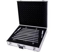 Kit Di Arpa Di Cristallo, 8 Note C5 D5 E5 F5 G5 A5 B5 C6, Strumento Musicale Curativo Perfetto, For La Meditazione Curativa Della Terapia Del Suono, Con Valigia In Alluminio(432HZ)