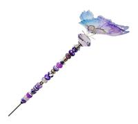 Kit di artigianato per esterni con palo a terra per progetti artigianali scintillanti farfalle fate bacchetta che fa materiali per decorazioni da giardino decorazioni da giardino