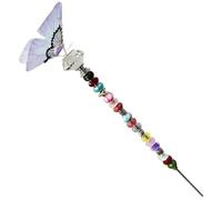 Kit di artigianato per esterni con palo a terra per progetti artigianali scintillanti farfalle fate bacchetta che fa materiali per decorazioni da giardino