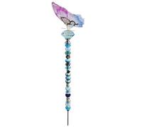 Kit di artigianato per esterni con palo a terra per progetti artigianali scintillanti farfalle fate bacchetta che fa materiali per decorazioni da giardino per giardino fate decorative palo da giardino