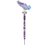 Kit di artigianato per esterni con palo a terra per progetti artigianali scintillanti farfalle fate bacchetta che fa materiali per decorazioni da giardino per giardino fate decorative palo da giardino