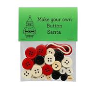 Kit di artigianato Pulsanti fai da te - Set di Albero di Natale, Collezione di Pulsanti Colorati ABS | Progetto di Vacanza Creativo con Pezzi Decorativi Assortiti, Attività Divertente