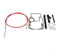 Kit di assemblaggio cavi cambio inferiore per OMC per Cobra per Sterndrive 1986-1993, OEM 987661 986654 987498 18-2245 Sostituzione con costruzione in plastica e guarnizione di montaggio
