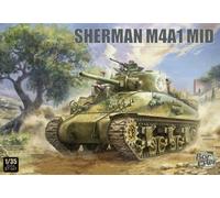 Kit Di Assemblaggio Modello Mid BT-047 Sherman M4A1 In Scala 1/35