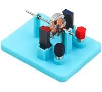 Kit di assemblaggio per motore elettrico DC blu, 1 pezzo - STEM Science Lab Educational Physics Learning Experiment Ornamenti per motore elettrico, 1 di piccole dimensioni e leggero, apprendimento e