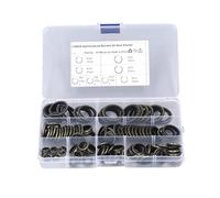 Kit di Assortimento di Rondelle per Olio con Guarnizione in Metallo 110 Pezzi per M6 M8 M10 M12 M14 M18 M20 per Sigillare Giunti di Tubi Filettati e Tappi a Vite