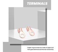 Kit Di Assortimento Di Terminali A Crimpatura In Rame Aperto OT 10A