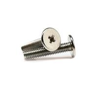 Kit di assortimento misto di viti for computer portatile M2, M2,5, M3, con testa a croce ultra sottile e piatta, 800 pezzi/scatola, in acciaio(Silver)