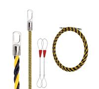 Kit di aste per cavi elettrici a molla infila cavi Nastro per pesci Strumento manuale per estrattore di cavi Elettricista Dispositivo di filettatura Assistente di cablaggio elettrico