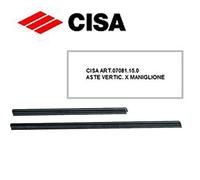 KIT DI ASTE VERTICALI PER MANIGLIONE LUNGHEZZE 86/145cm CISA ARTICOLO 07081-15
