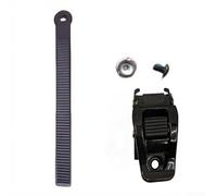 Kit di attacchi a due cricchetti per snowboard con cinghie per un fissaggio efficiente della linguetta e regolazioni ripetute del campo (C)