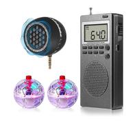 Kit di attrezzature Spirit Box da 4 pezzi, con 2 LED Cat Ball e 1 altoparlante Spirit Box, kit di attrezzature paranormali per casa, ufficio