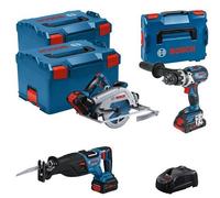 KIT DI ATTREZZI 18V GSB+GKS+GSA 14.0AH + 25.5AH - B 615990N38
