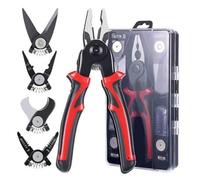 Kit di attrezzi 5 in 1 All Purpose Heavy Duty Tool Kit Multifunzionale Pronto Decorativo Portatile Celle Portautensili Generali di Riparazione Kit Multifunzionale