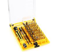 Kit di Attrezzi Apertura cacciaviti 45 in 1 portabili, Set con pinzette (6089 A)