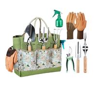 Kit di Attrezzi da Giardino per Donne - Attrezzo Da Giardinaggio Resistente,Per Piantare, Potare E Scavare, Estirpatore Manuale Per Prato E Fattoria