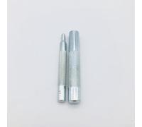 Kit di attrezzi di fissaggio con base in acciaio a 7 fori, 9 punzoni rotondi e base circolare per rivetti a bottone e lavori di montaggio a scatto