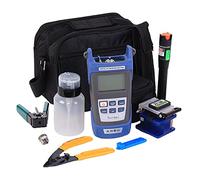Kit di attrezzi FC-6S FTTH Ottica Kit di Terminazione Strumento w/FC-6S Fibra Mannaia & Ottico Misuratore di Potenza 5 km & Visual Fault Locator 1mw, nero