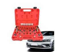 Kit di attrezzi HVAC con pressione CA e rimozione del nucleo della valvola, tubo di ricarica freon, strumenti diagnostici R134A, rivelatore di perdite di corrente alternata, casa e automobile