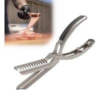 Kit di attrezzi in acciaio inox per rimuovere la membrana costolata, il miglior strumento per la preparazione delle costole per gli appassionati di barbecue, design ergonomico per una facile
