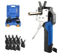 Kit di attrezzi per allargare tubi elettrici da 50 W - 9 teste sostituibili, espansore eccentrico per tubi in rame e alluminio a 45° per aria condizionata e tubi in ottone