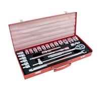 Kit di attrezzi per auto, 24 pezzi, chiave portatile resistente per costruzione di camion, camper, moto, campeggio, viaggi, bici, barca