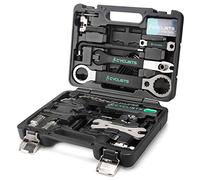 Kit di Attrezzi per Bici da 23 Pezzi, Compatibile con la Scatola degli Attrezzi di Riparazione della Bicicletta, Set di Attrezzi per la Manutenzione della Bici da Montagna