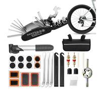 Kit di attrezzi per bicicletta,Kit per la risoluzione dei problemi portatile - Set di attrezzi per bicicletta portatile 20 pezzi | Per la manutenzione di pneumatici e catene di biciclette di emergenza
