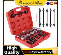 Kit di attrezzi per boccola di sospensione universale da 27 pezzi Kit di manicotto di pressione e trazione Set di strumenti di inserimento per la rimozione del cuscinetto della boccola per auto camion