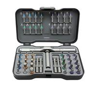 Kit di attrezzi per cacciavite a cricchetto, multipunta, manuale | Magnetic Precision Screwdriver Bit Kit per riparazioni elettroniche, manutenzione delle biciclette e
